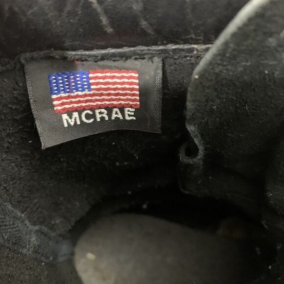 MCRAE 8” ALL LEATHER JUNGLE BOOTS SIZE 8.5 R (No Laces) mens main image 4